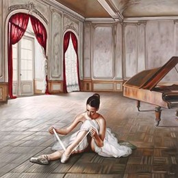 Preparing for dance 