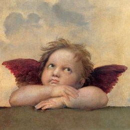 Angelo II Madonna Sistina (detail)