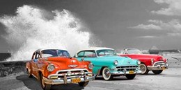 Cars in Avenida de Maceo- Havana- Cuba 