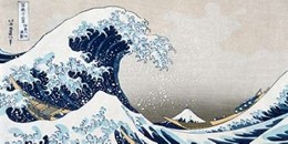 The Wave off Kanagawa (detail)
