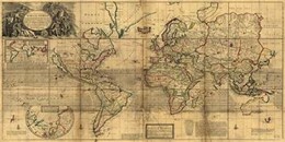 A New & Correct Map of the Whole World, 1719