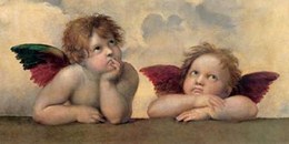 Angeli Madonna Sistina (detail) 