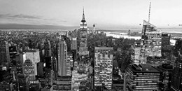 Aerial view of Manhattan, NYC