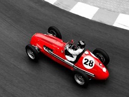 Historical race car at Grand Prix de Monaco 