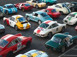 Vintage sport cars at Grand Prix, Nurburgring 