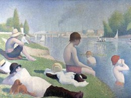 Bathers at Asnieres (detail) 