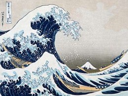 The Wave off Kanagawa (detail)